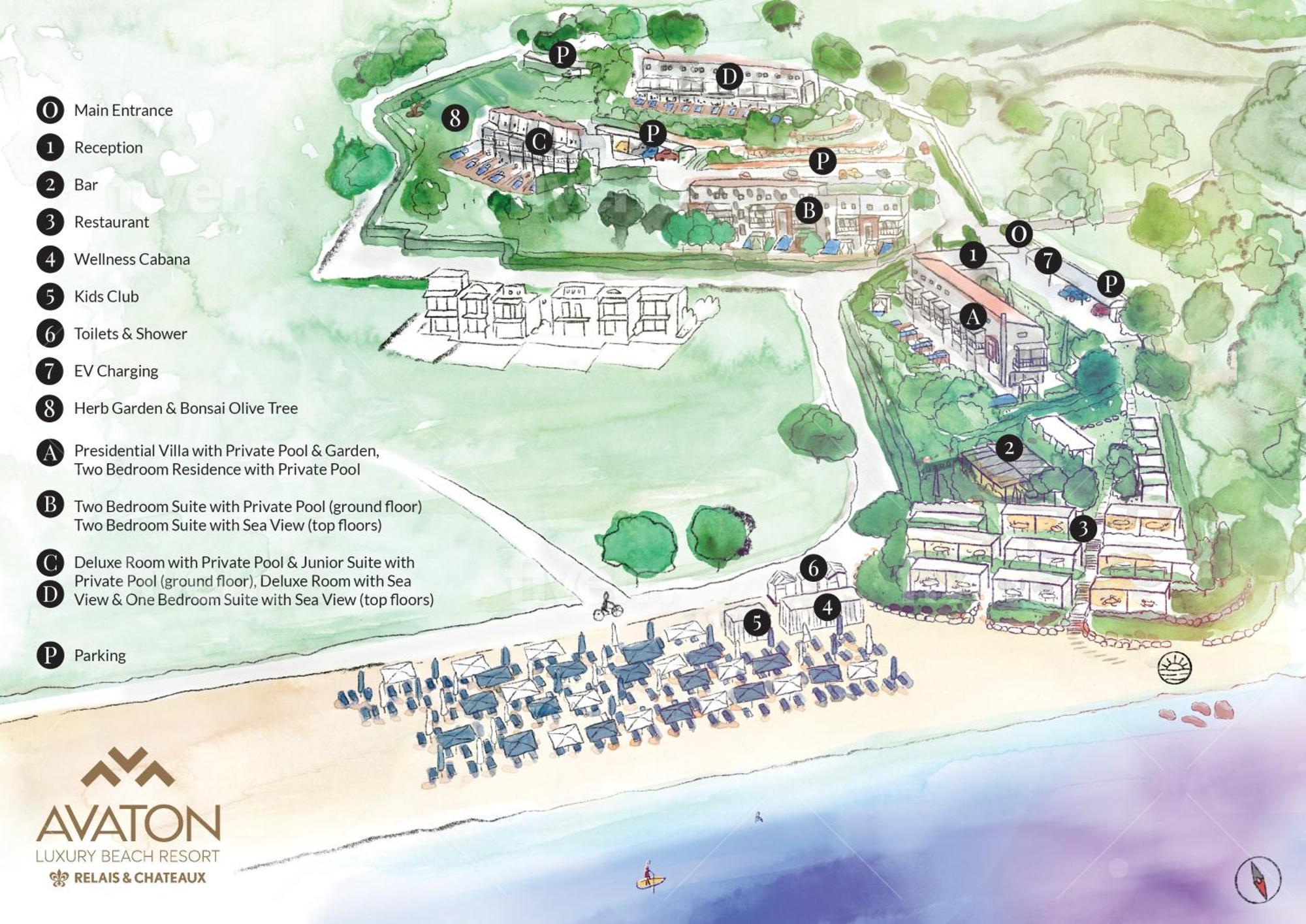 Avaton Luxury Beach Resort - Relais & Chateaux Ouranoupoli Ngoại thất bức ảnh